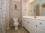 Guest Bathroom with Shower/Tub Combo at 302 North Shore Place